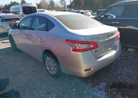 2014 Nissan Sentra Sv из США, поврежденный, VIN 3N1AB7AP7EL657801
